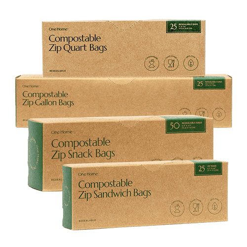 Cleanomic Compostable Zip Bags